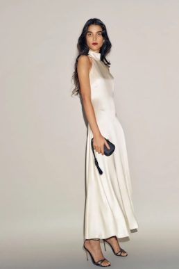 Reformation Katelyn Silk Bridal Maxi Dress Ivory Fior Di Latte