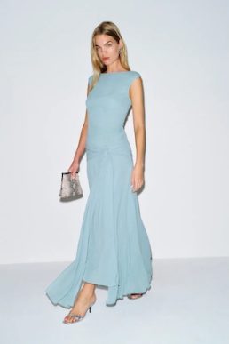 Reformation Vicenta Maxi Dress Blue