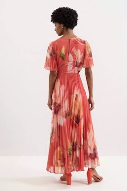 Phase Eight Abigail Maxi Dress Orange Multi